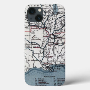 FUNDA PARA iPhone 13 MAPA: GUERRA CIVIL, 1861