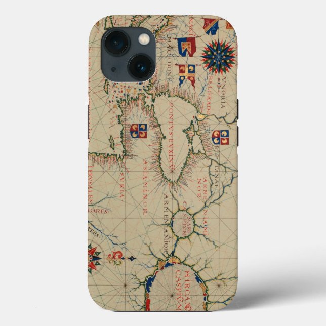 Funda De Case-Mate Para iPhone Mapa histórico del Cáucaso - trabajo pesado (Reverso )