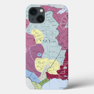 FUNDA PARA iPhone 13 MAPA: INDIOS AMERICANOS