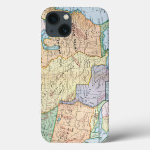 Funda Para iPhone 13 Mapa: Los E.E.U.U. Expansion, 1905