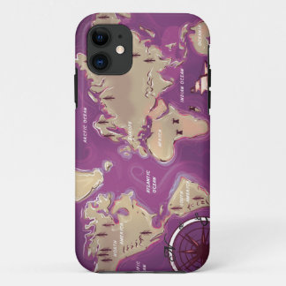 Funda Para iPhone 11 Mapa mundial