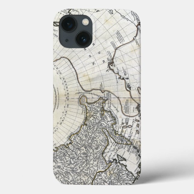 FUNDA DE Case-Mate PARA iPhone MAPA: PACÍFICO NORTE (Reverso)