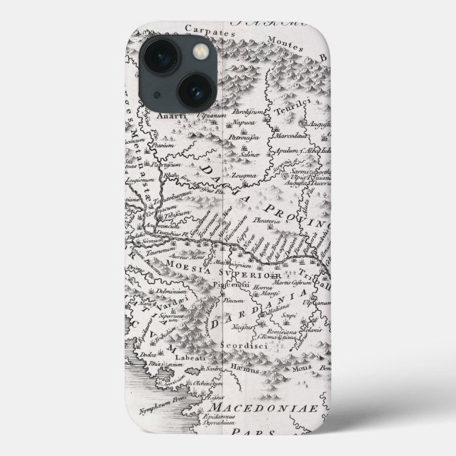 FUNDA DE Case-Mate PARA iPhone MAPA: PANNONIA (Reverso)