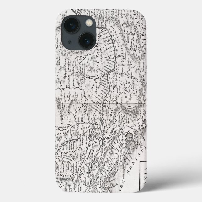 FUNDA DE Case-Mate PARA iPhone MAPA: PANNONIA (Reverso)