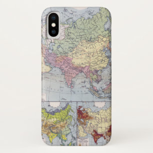 Funda Para iPhone X Mapa político el Asia
