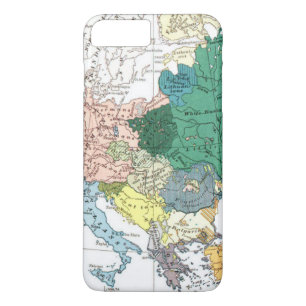 Funda Para iPhone 8 Plus/7 Plus Mapa racial de Europa