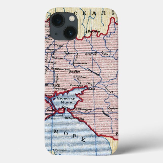 Funda De Case-Mate Para iPhone MAPA: UCRANIA, c1906 (Reverso)