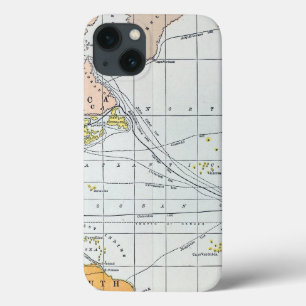FUNDA PARA iPhone 13 MAPA: VIAJES ATLÁNTICOS