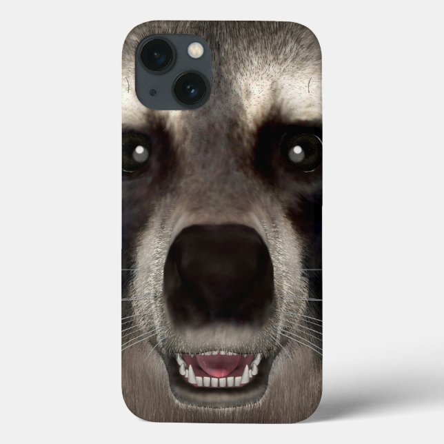 Funda De Case-Mate Para iPhone Mapache (Reverso)