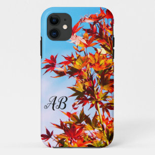 Funda Para iPhone 11 Maple (texto de Personalizable)