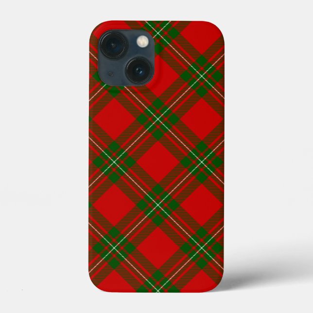 Funda De Case-Mate Para iPhone Maquetón tartán macrorro (Reverso )