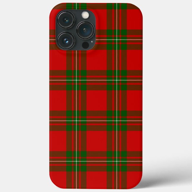 Funda De Case-Mate Para iPhone Maquetón tartán macrorro (Reverso )