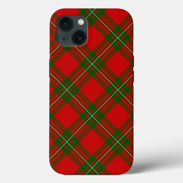 Funda De Case-Mate Para iPhone Maquetón tartán macrorro (Reverso )
