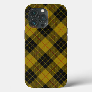 Funda Para iPhone 13 Pro Maquillaje tartán amarillo chapa
