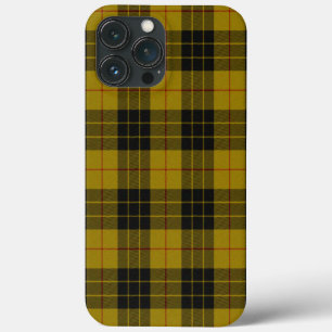 Funda Para iPhone 13 Pro Max Maquillaje tartán amarillo chapa