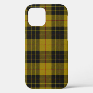 Funda Para iPhone 12 Pro Maquillaje tartán amarillo chapa