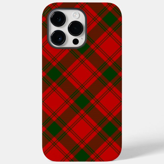Funda De Case-Mate Para iPhone Maquillaje tartán de MacQuarrie (Reverso )
