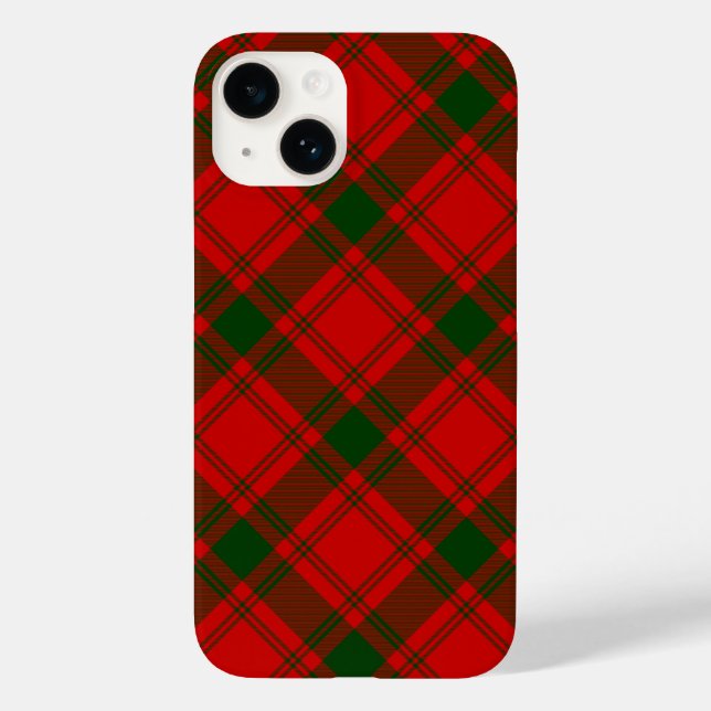Funda De Case-Mate Para iPhone Maquillaje tartán de MacQuarrie (Reverso )