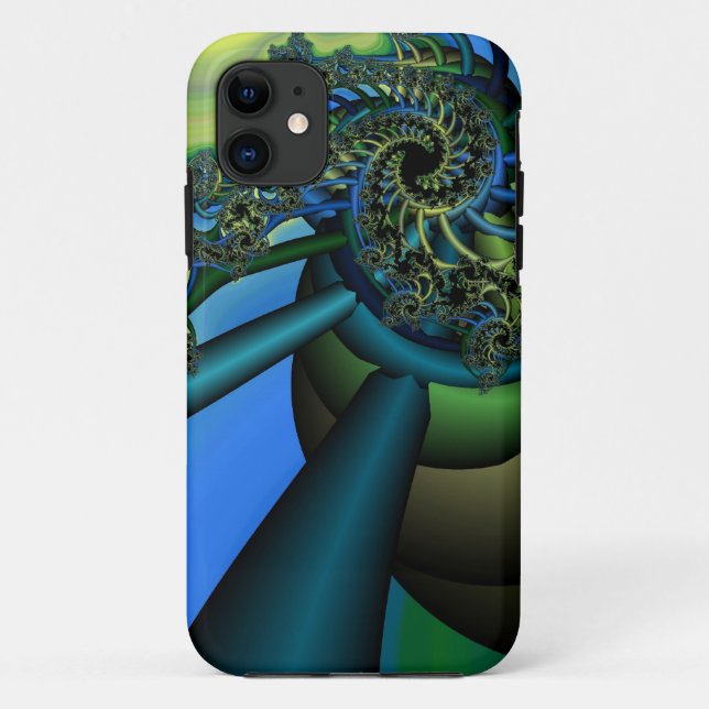 Funda De Case-Mate Para iPhone Máquina espiral (Reverso)
