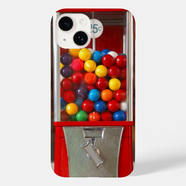 Funda De Case-Mate Para iPhone Máquina Gumball (Reverso )