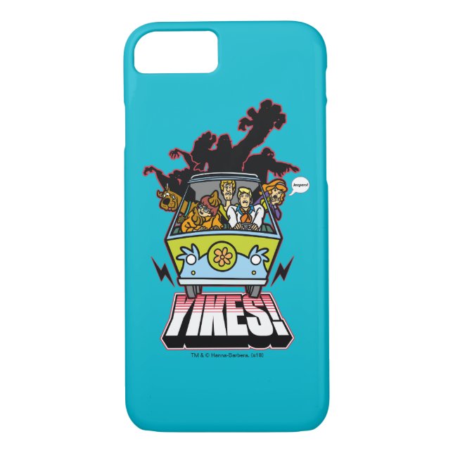 Funda De Case-Mate Para iPhone Máquina misteriosa "Yikes!" Diseño (Reverso)