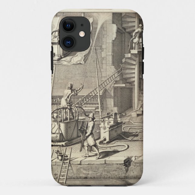 Funda De Case-Mate Para iPhone Maquinaria contraincendios, de un libro en (Reverso)