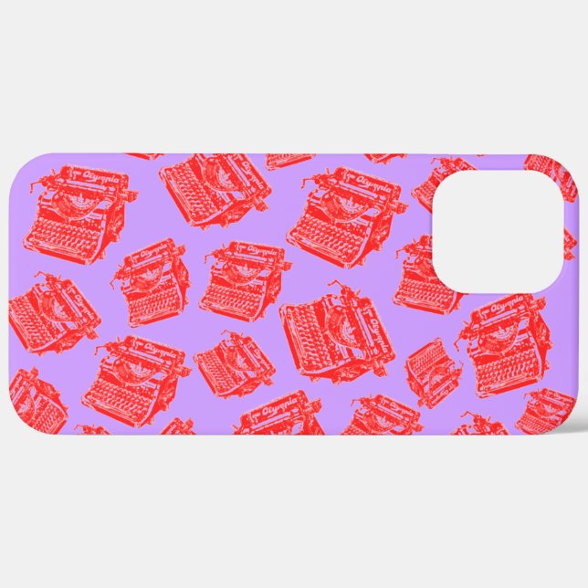 Funda De Case-Mate Para iPhone Máquinas de escribir antiguas (Reverso (Horizontal) )