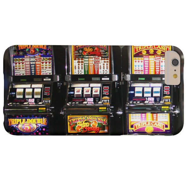 Funda De Case-Mate Para iPhone Máquinas Dream - Máquinas Tragamonedas Lucky (Reverso Horizontal)