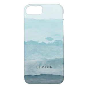 Funda Para iPhone 8/7 Mar azul acuático abstracto