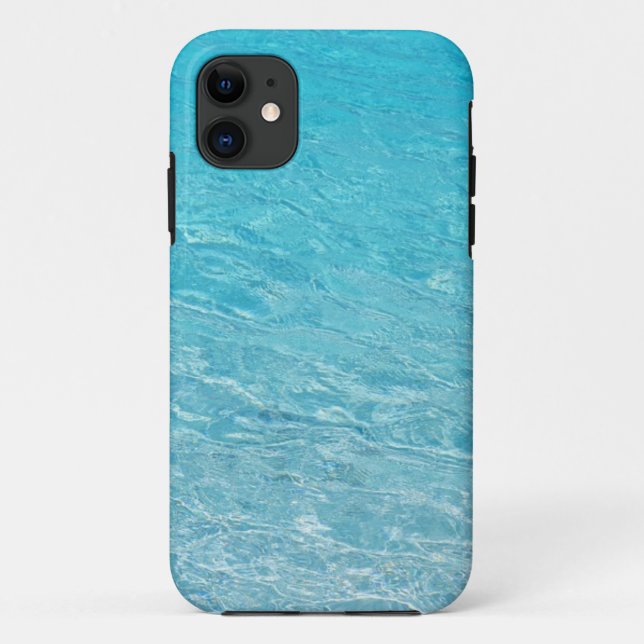 Funda De Case-Mate Para iPhone Mar azul claro (Reverso)