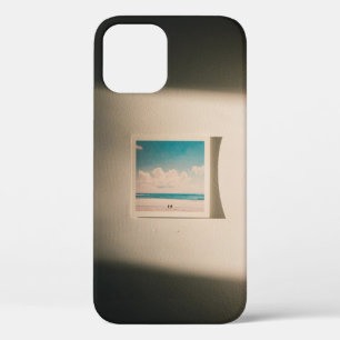 Funda Para iPhone 12 Mar bajo un cielo nublado en la foto matutina