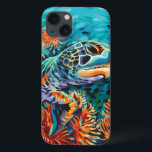 Funda Para iPhone 13 Mar corazón<br><div class="desc">Vida marina</div>