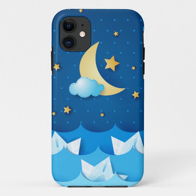 Funda De Case-Mate Para iPhone Mar de noche (Reverso)