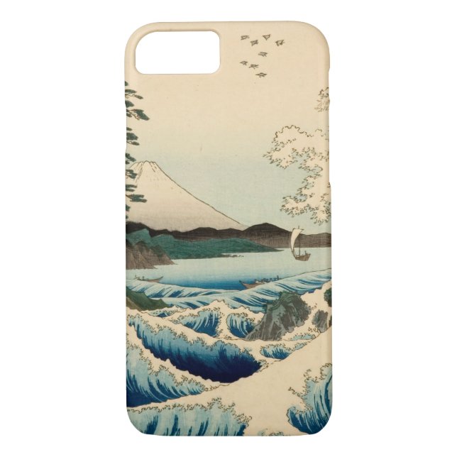 Funda De Case-Mate Para iPhone Mar de Satta Hiroshige (Reverso)