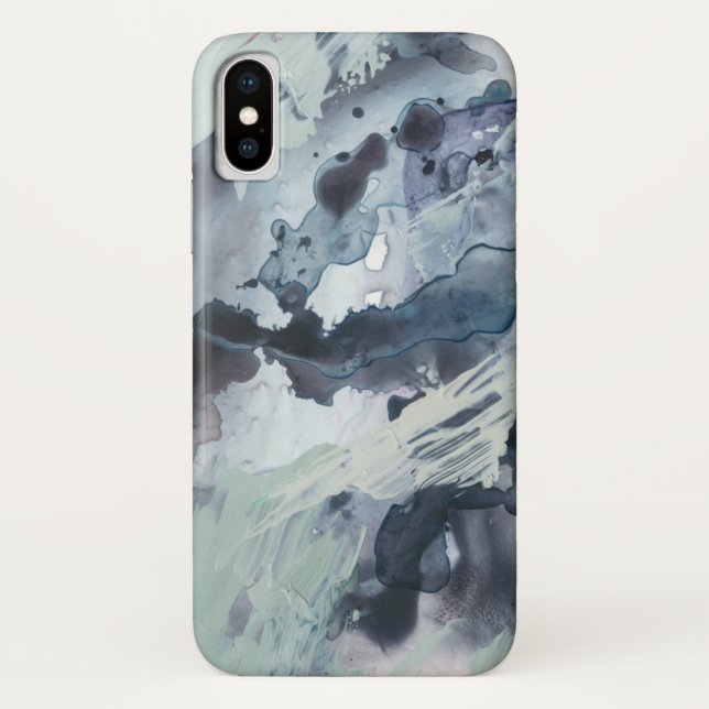 Funda De Case-Mate Para iPhone Mar polifónico - Azul (Reverso)