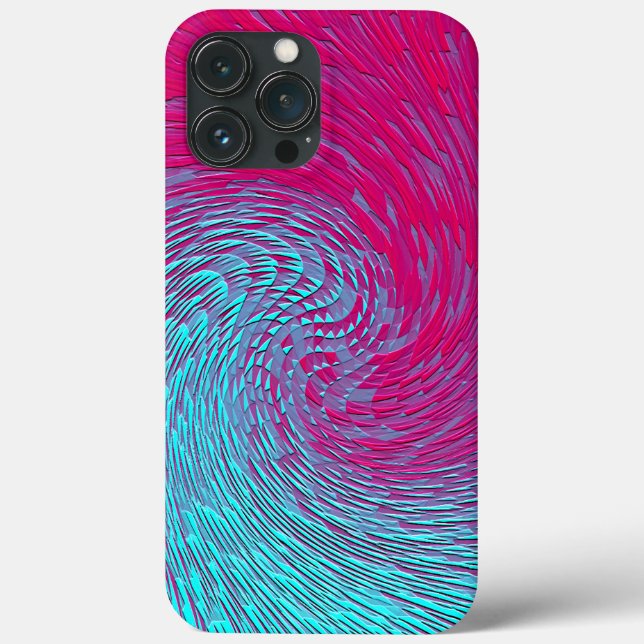 Funda De Case-Mate Para iPhone Mar psicodélico...... (Reverso )