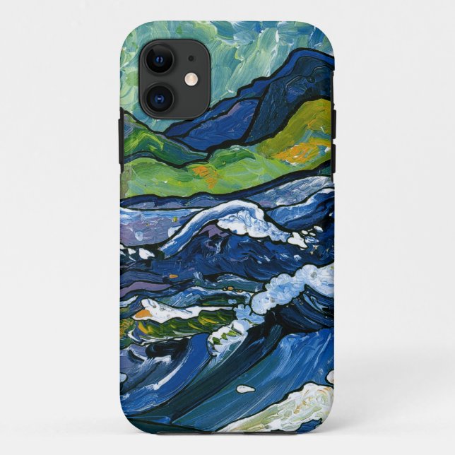 Funda De Case-Mate Para iPhone Mar tempestuoso (Reverso)