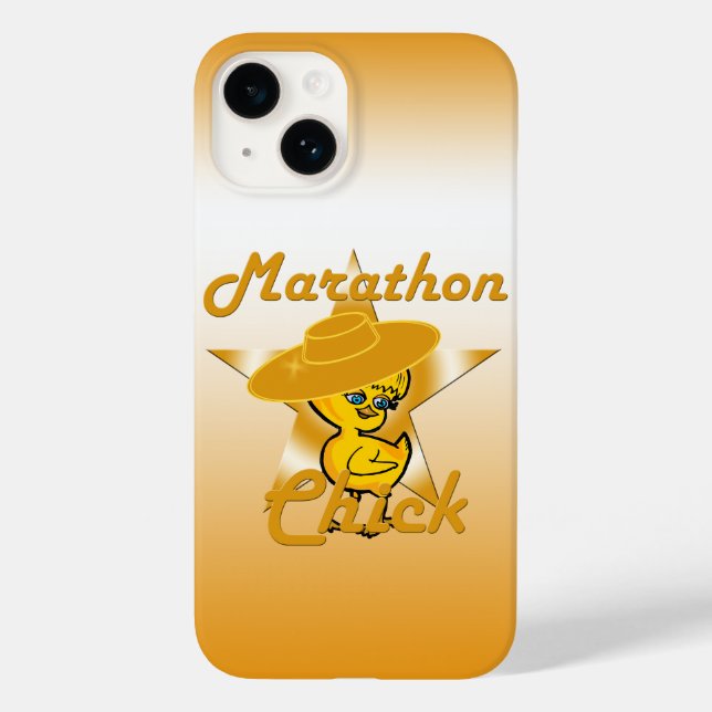 Funda De Case-Mate Para iPhone Marathon Chick #10 (Reverso )