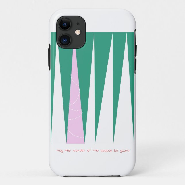 Funda De Case-Mate Para iPhone Maravilla del árbol de Navidad de temporada (Reverso)