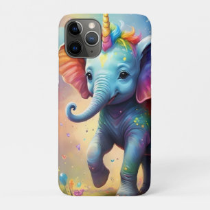 Funda Para iPhone 11 Pro Maravillas radiantes: Elefante Unicornio, bebé arc