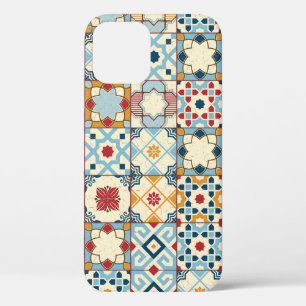 Funda Para iPhone 12 Maravilloso patrón impecable blanco colorido marro