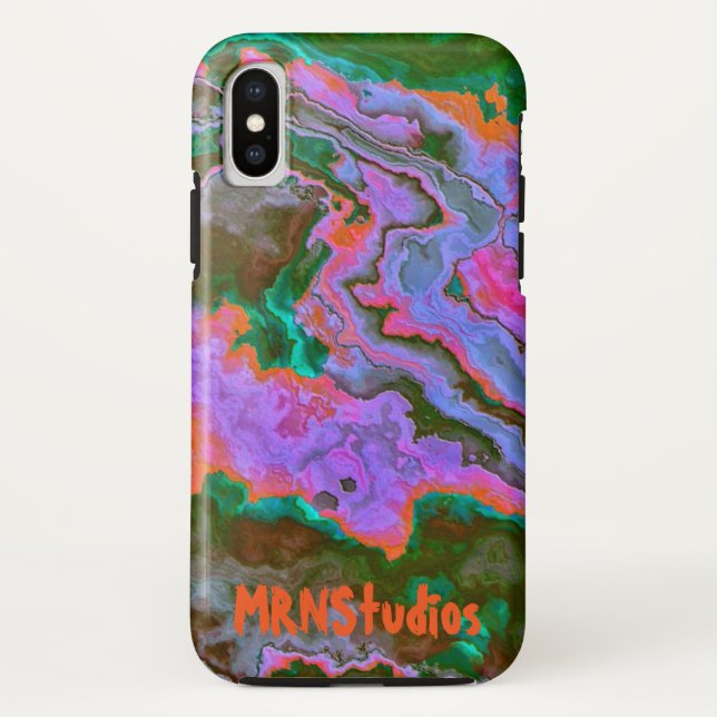 Funda De Case-Mate Para iPhone Marble agrio (Reverso)