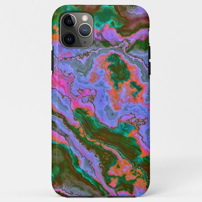 Funda De Case-Mate Para iPhone Marble agrio (Reverso)