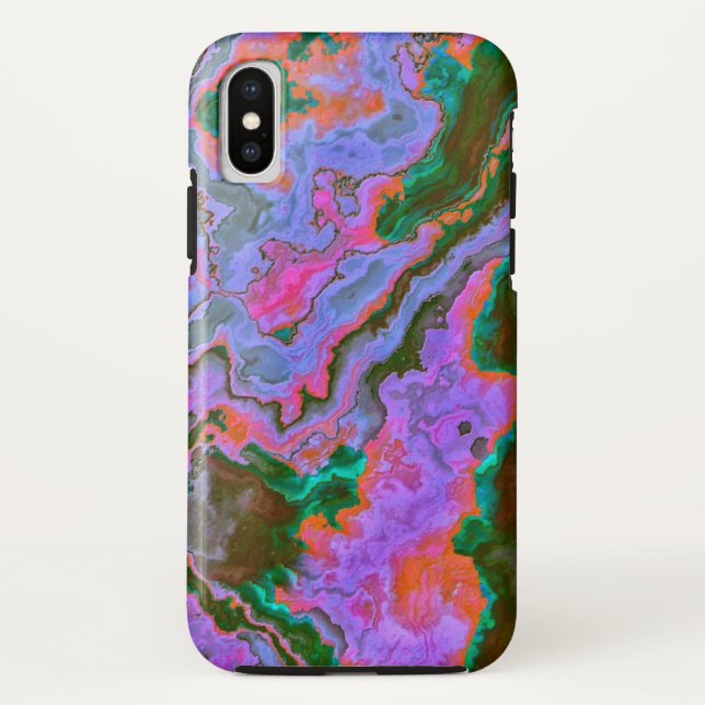 Funda De Case-Mate Para iPhone Marble agrio (Reverso)