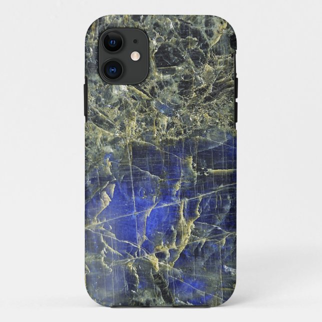 Funda De Case-Mate Para iPhone Marble azul (Reverso)