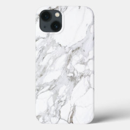 Funda Para iPhone 13 Marble blanco de lujo