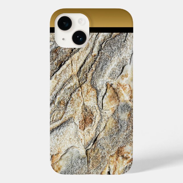 Funda De Case-Mate Para iPhone Marble negro marble marble marrón iPhone / Android (Reverso )