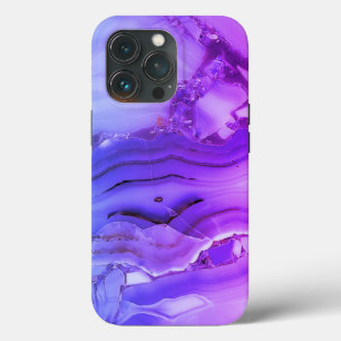 Funda Para iPhone 13 Pro Marble púrpura exótico