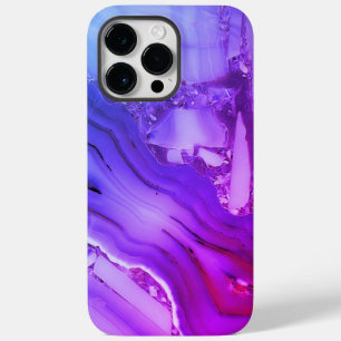 Funda Para iPhone 14 Pro Max De Case-Mate Marble púrpura exótico