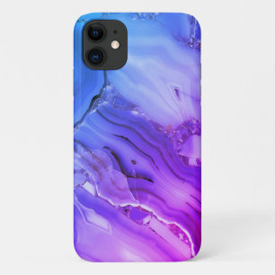 Funda Para iPhone 11 Marble púrpura exótico